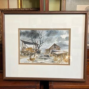Jean Pierre De Bernay Original Water Color